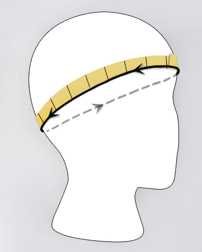 head measured