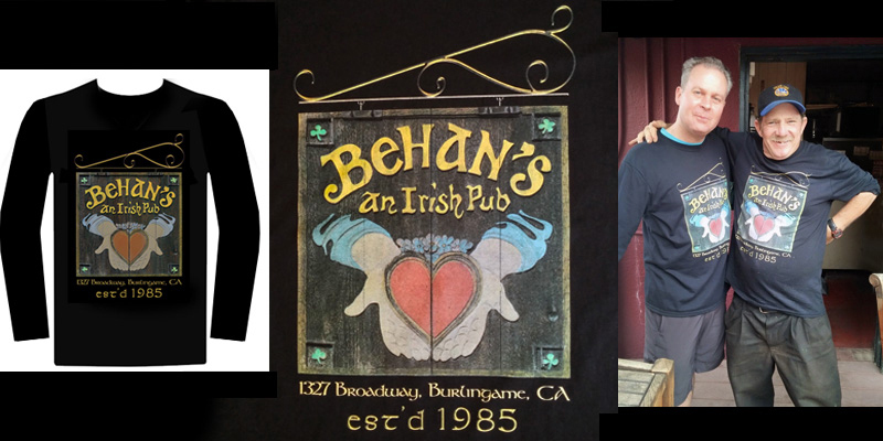 Behans pub tshirt